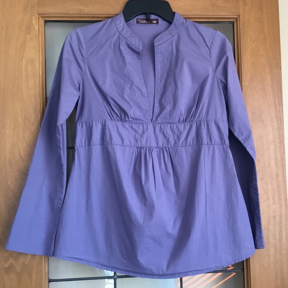 Maternity cotton blouse